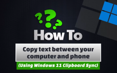 Copy text between your computer and phone