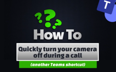Quickly turn off your camera during a call