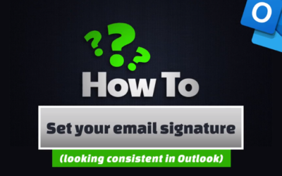 Set your email signature